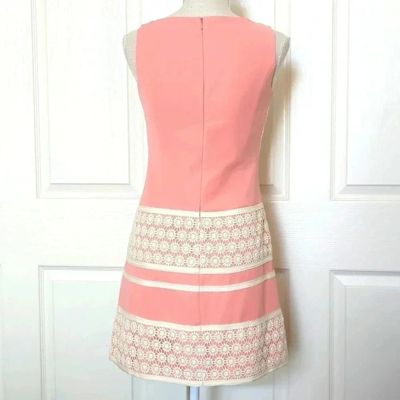 Moschino Pink Floral Lace Dress - Picture 4 of 11